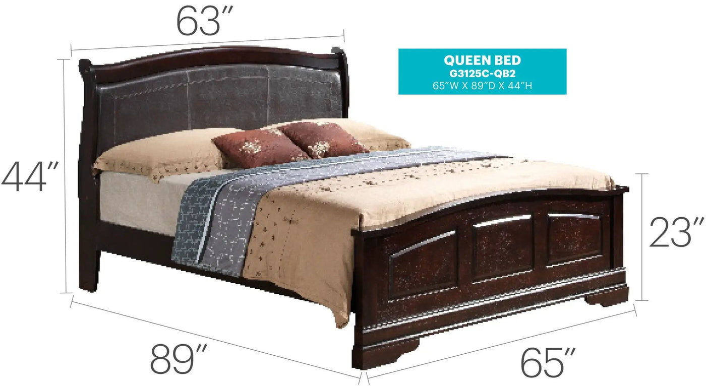 Panel Sleigh Bed Elegantly Crafted by HouseOfZazla