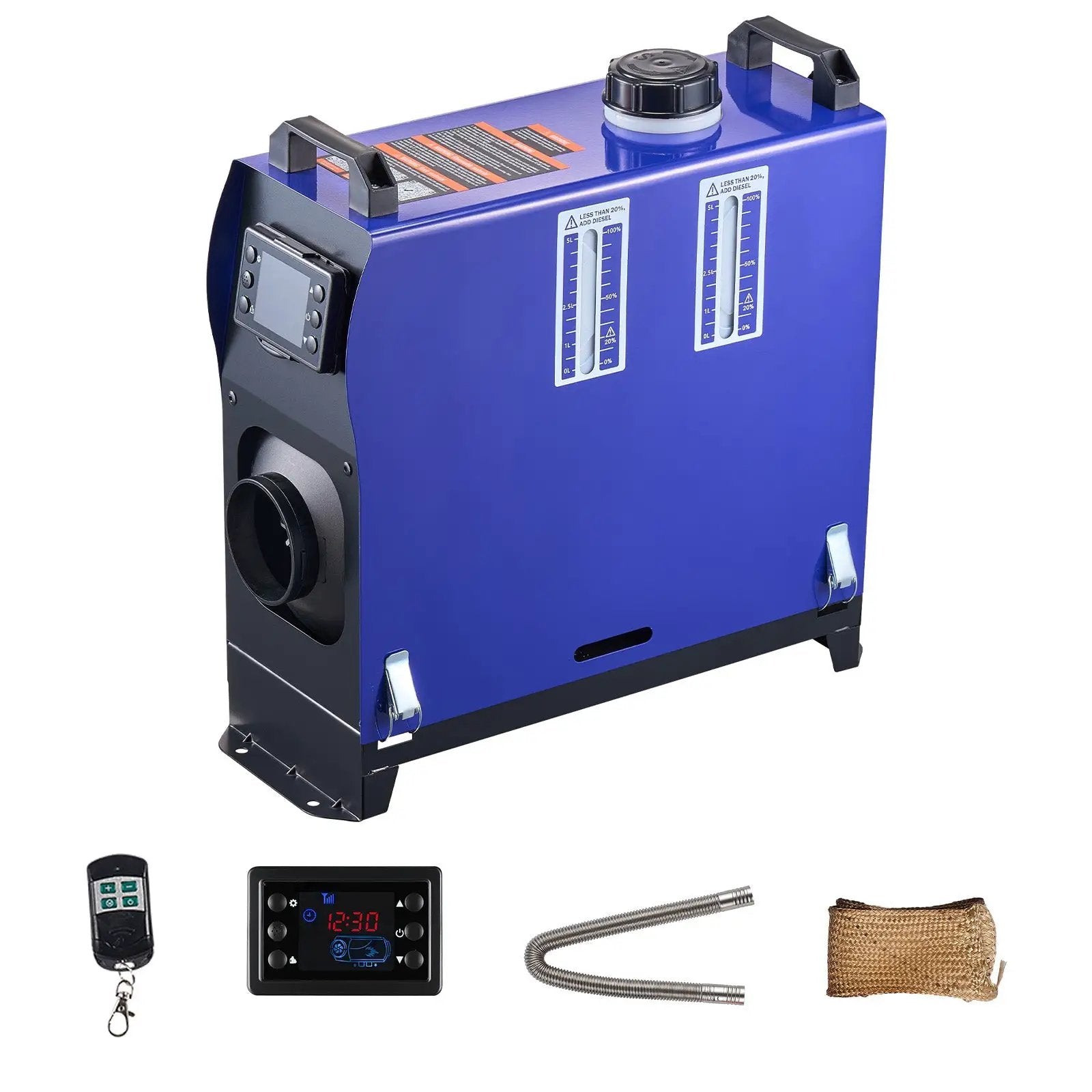 VEVOR Portable Diesel Air Heater 8KW DC 12V/24V with 1.3 Gal Tank by HouseOfZazla