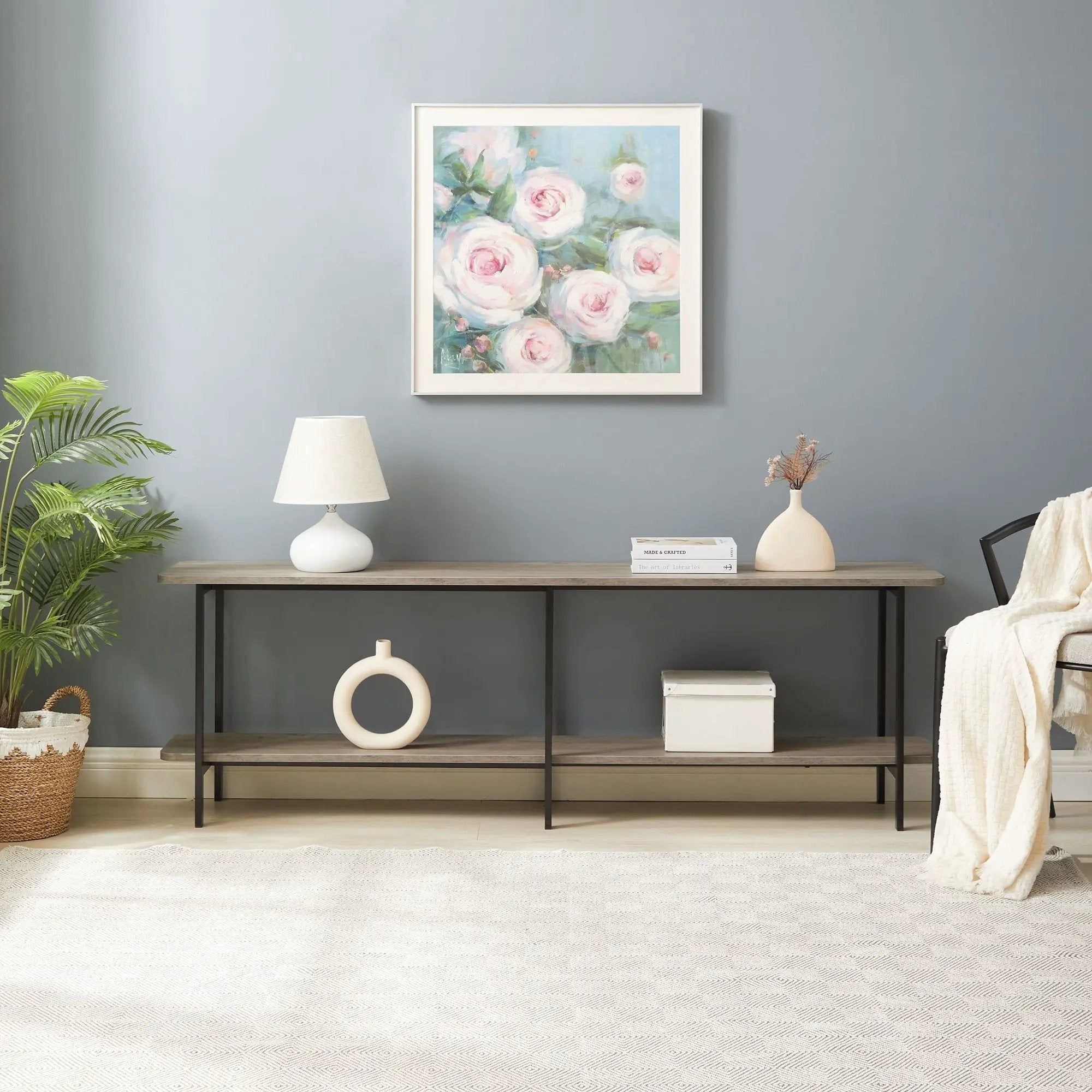 Celine - 2 Shelf Console Table