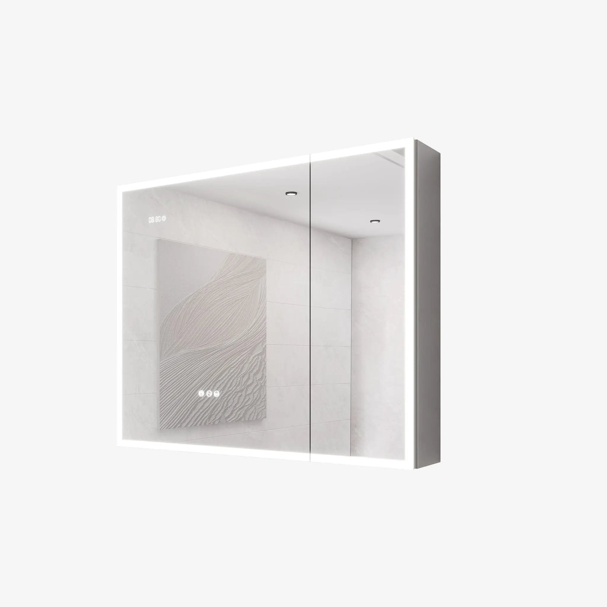 Bathroom Medicine Cabinet With Lights, LED Medicine Cabinet With Mirror, Lighted Medicine Cabinet With Defogger by HouseOfZazla