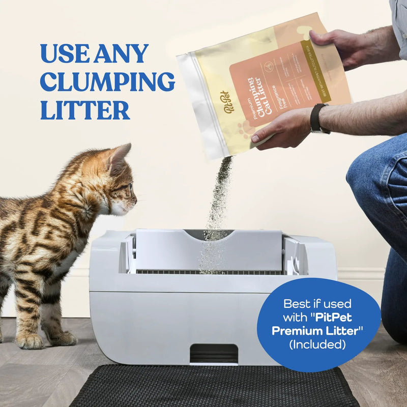 Smart Cat Litter Box with Wide Opening by HouseOfZazla