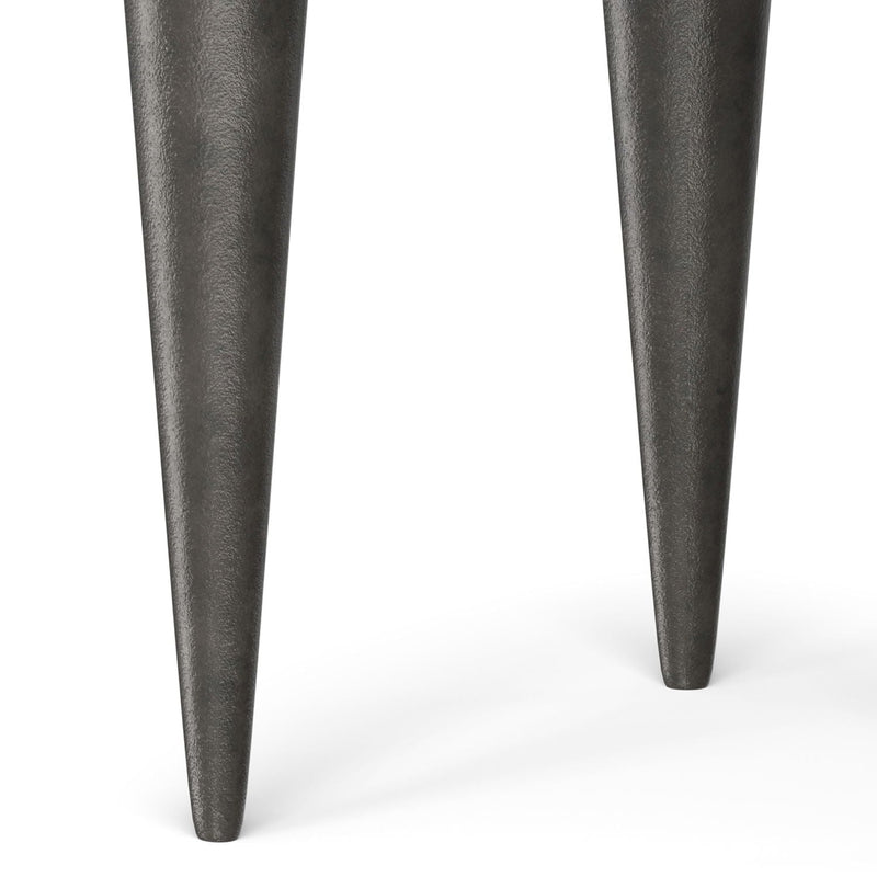 Otto - Cast Aluminum Side Table - Black by HouseOfZazla