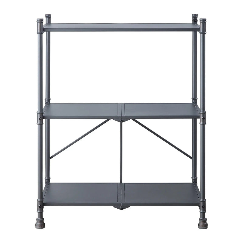 Cordelia - Hand-Brushed Console Table - Black / Bronze by HouseOfZazla