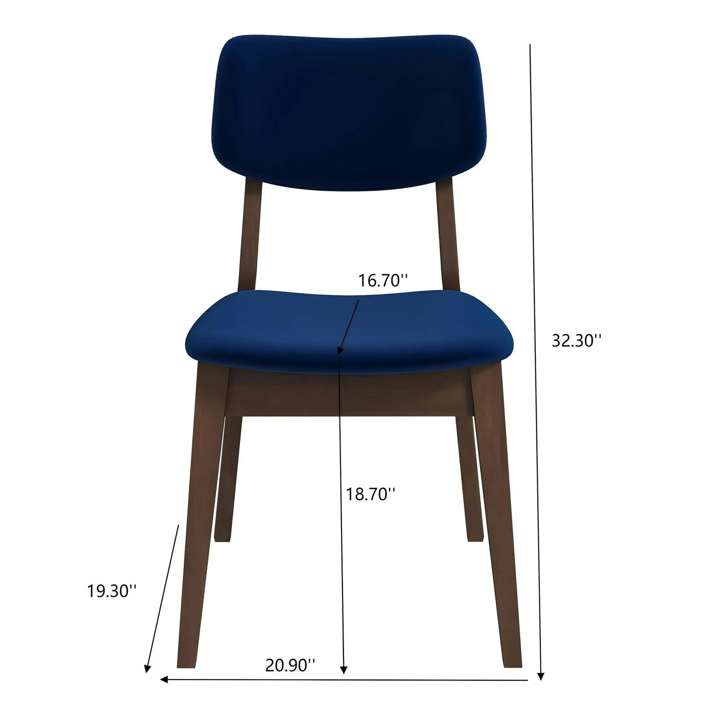 Clove - Mid-Century Dining Chair (Set of 2) by HouseOfZazla