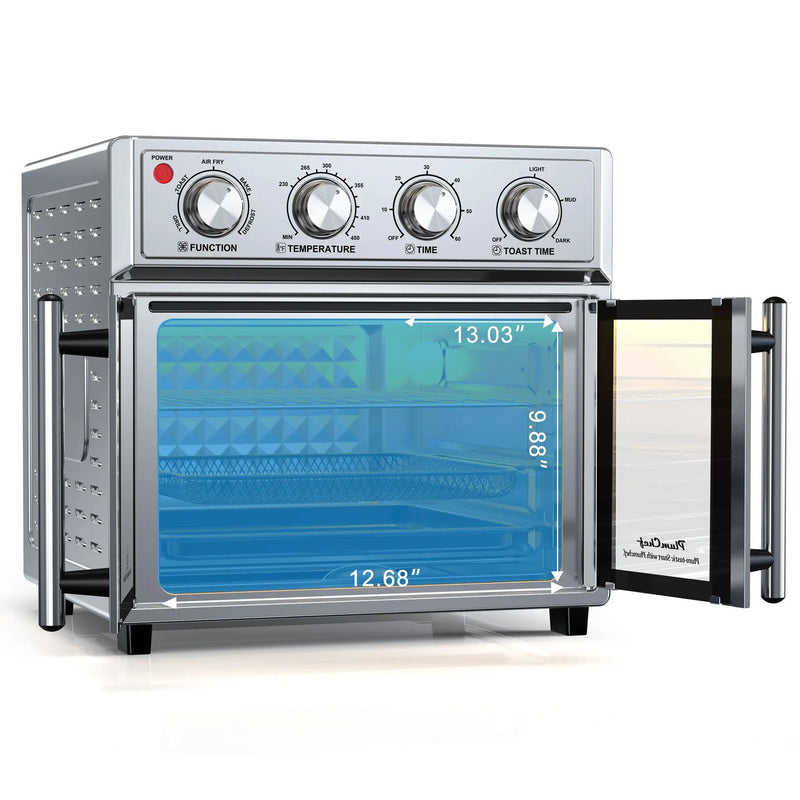 PlumChef 26QT Extra-Large French Double-Door Air Fryer Convection Toaster Oven by HouseOfZazla