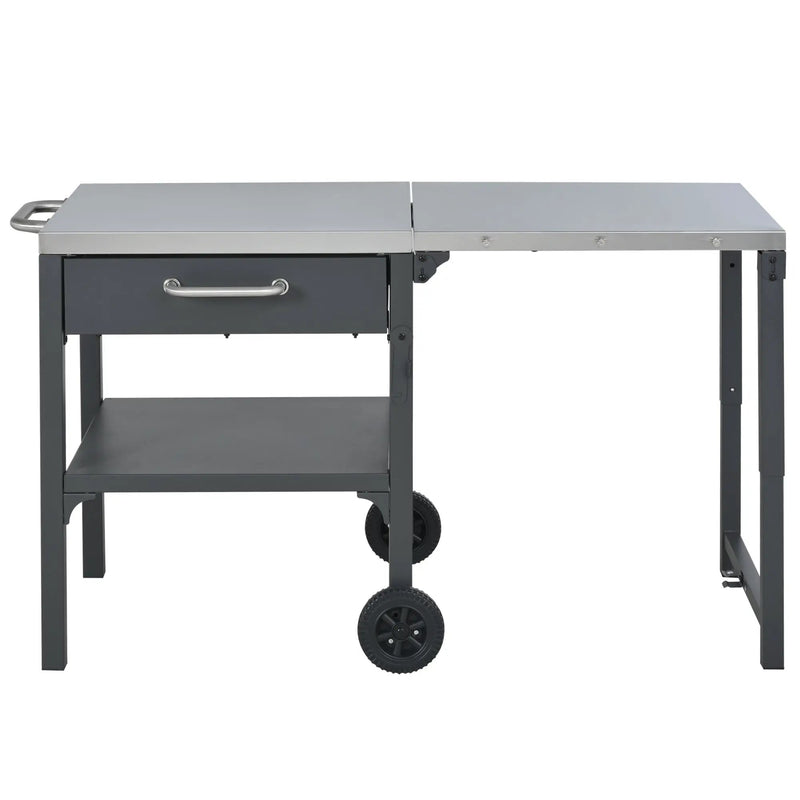 Outdoor Kitchen Cart Foldable Outdoor Prep Station by HouseOfZazla