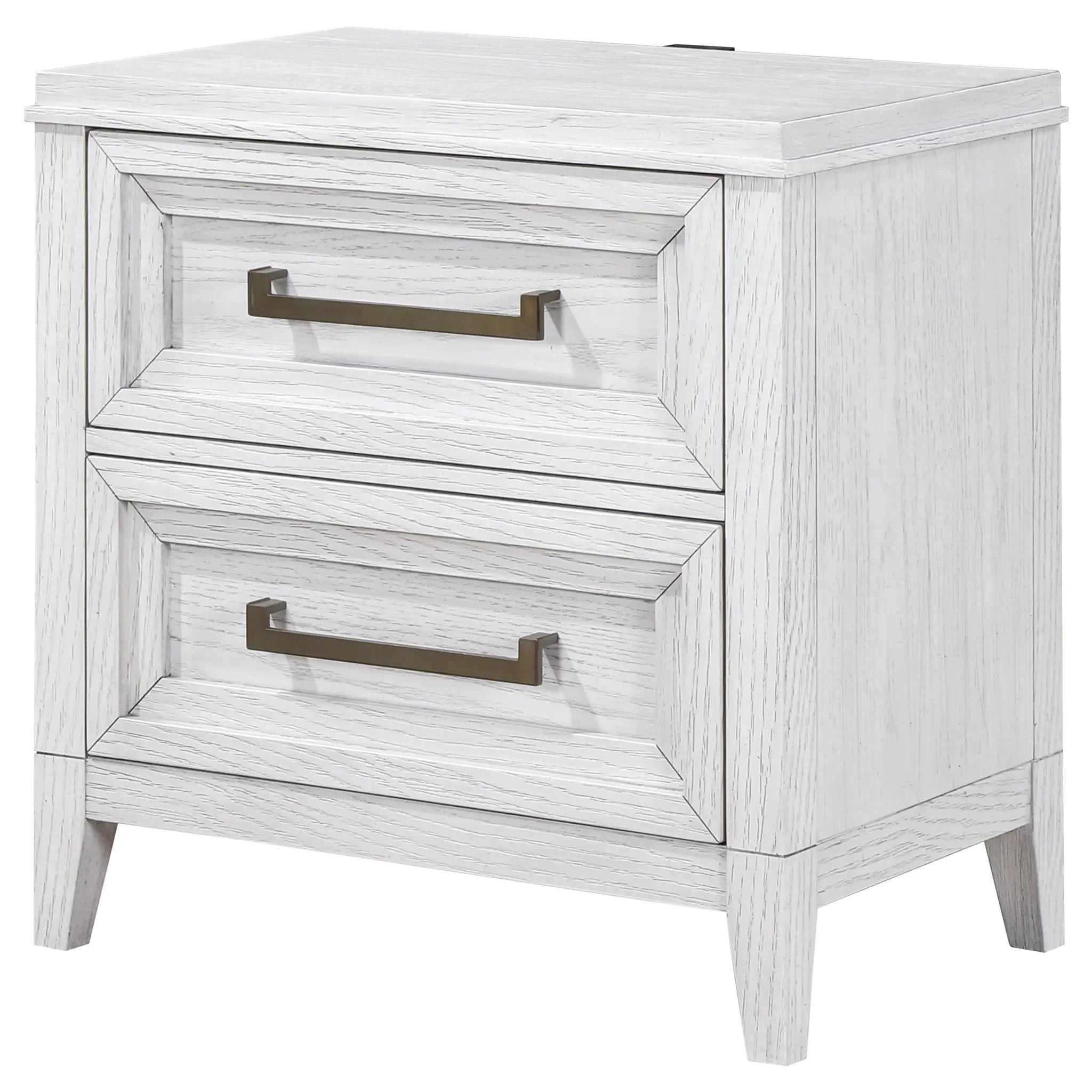 Avril - 2 Drawer Nightstand - White by HouseOfZazla