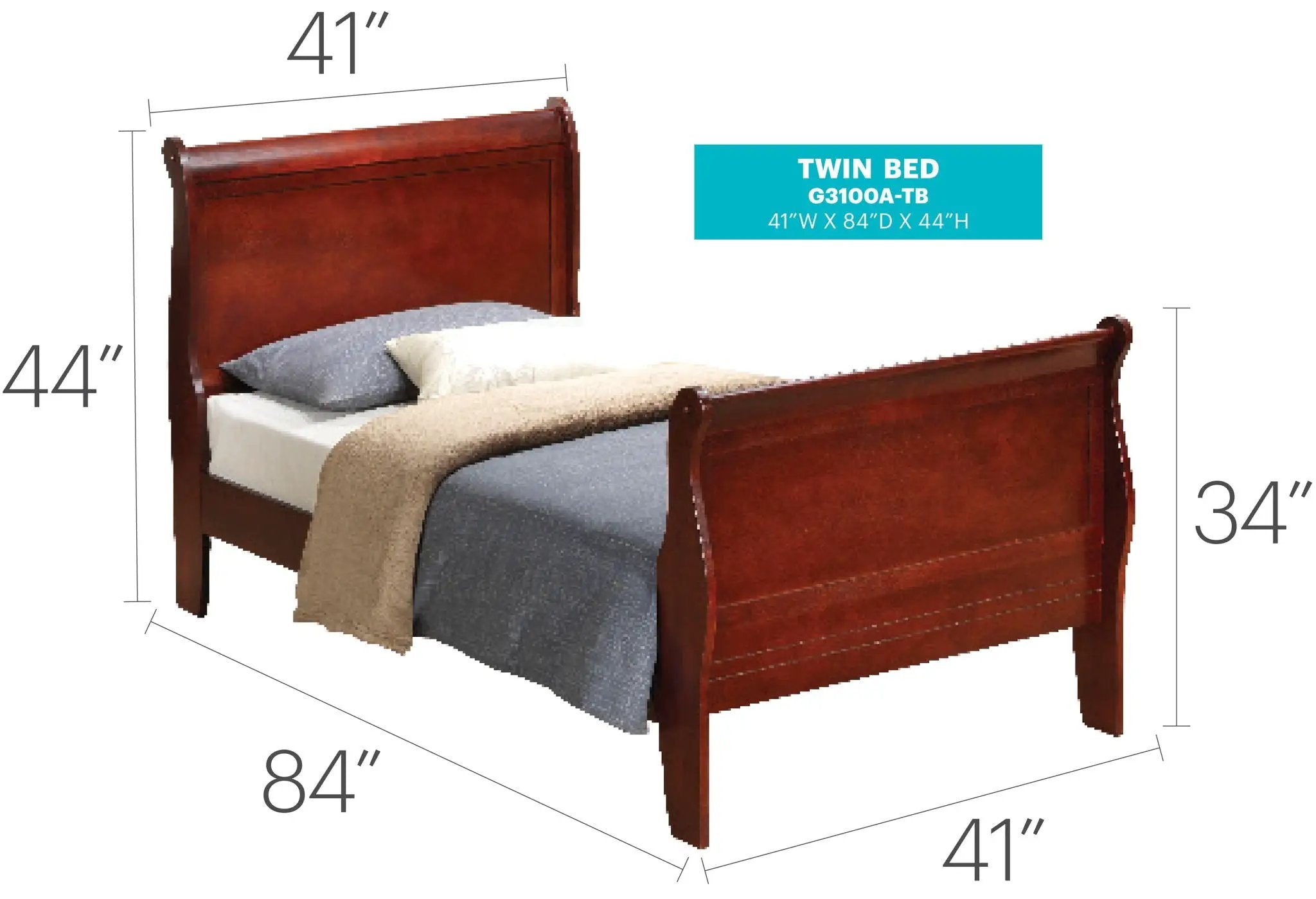 Panel Sleigh Bed by HouseOfZazla
