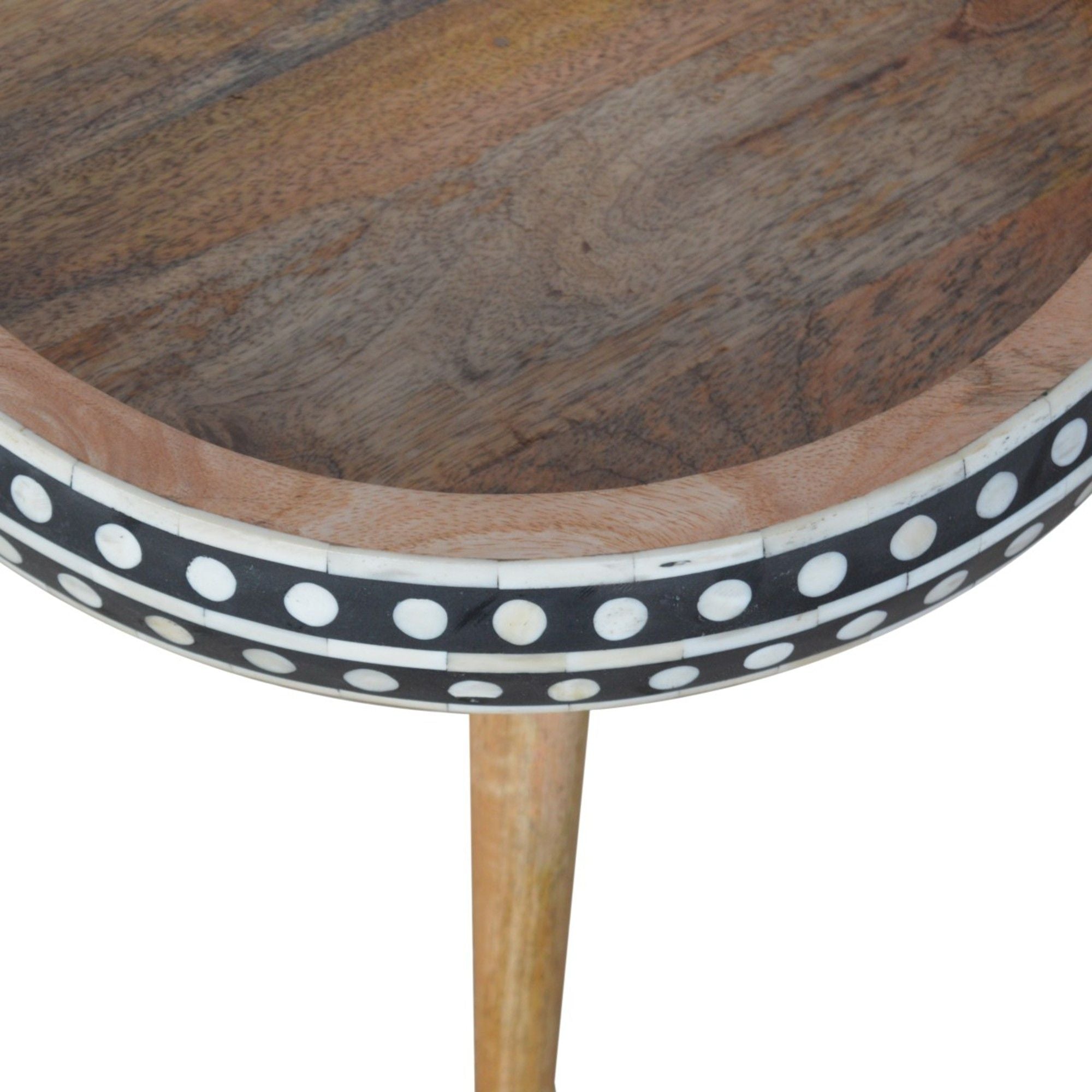 Small Patterned Nordic Style End Table by HouseOfZazla