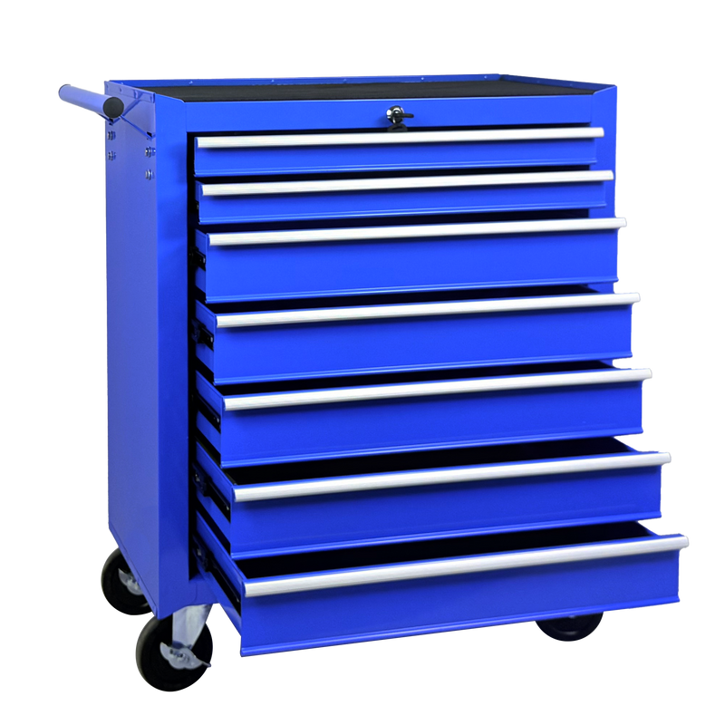 Rolling Tool Chest with 7-Drawer Tool Box with Wheels by HouseOfZazla