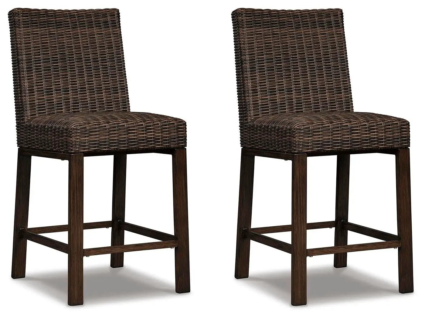 Paradise Trail - Barstool (Set of 2) - Medium Brown by Unique Piece Furniture