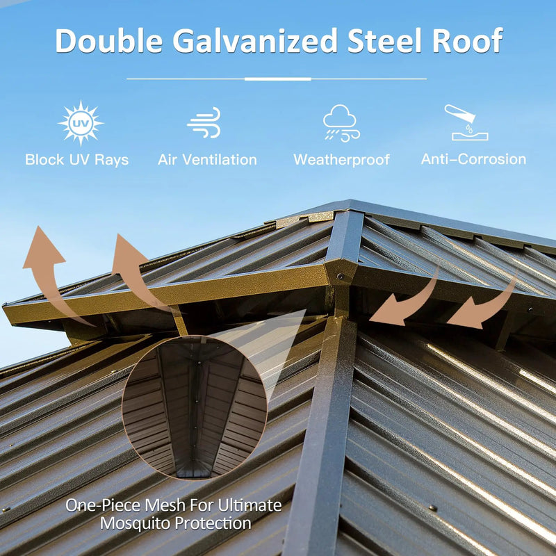 12' X 18' Hardtop Gazebo by HouseOfZazla