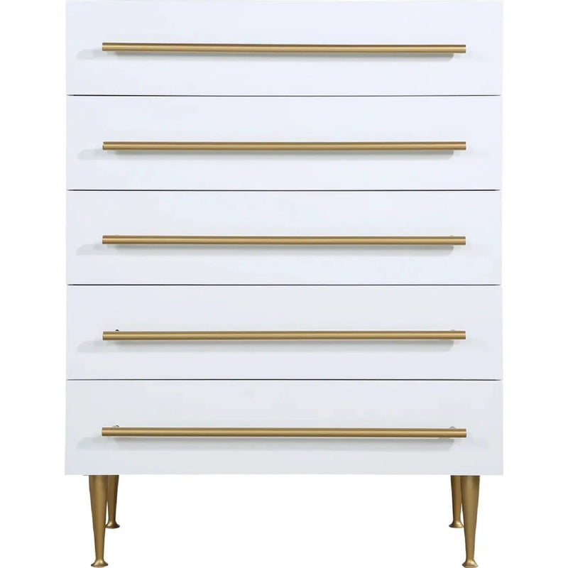 Contemporary 5 Drawer Chest For Bedroom by HouseOfZazla