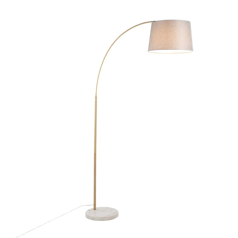 March - Contemporary Floor Lamp & Elegant Finish by HouseOfZazla