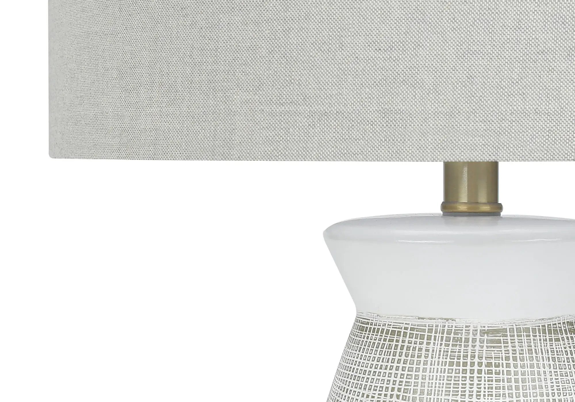 Lighting, Table Lamp, Ceramic, Contemporary - Gray by Unique Piece Furniture