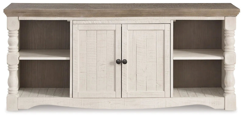 Havalance - Extra Large TV Stand - 2 Doors - Brown / Beige by Unique Piece Furniture