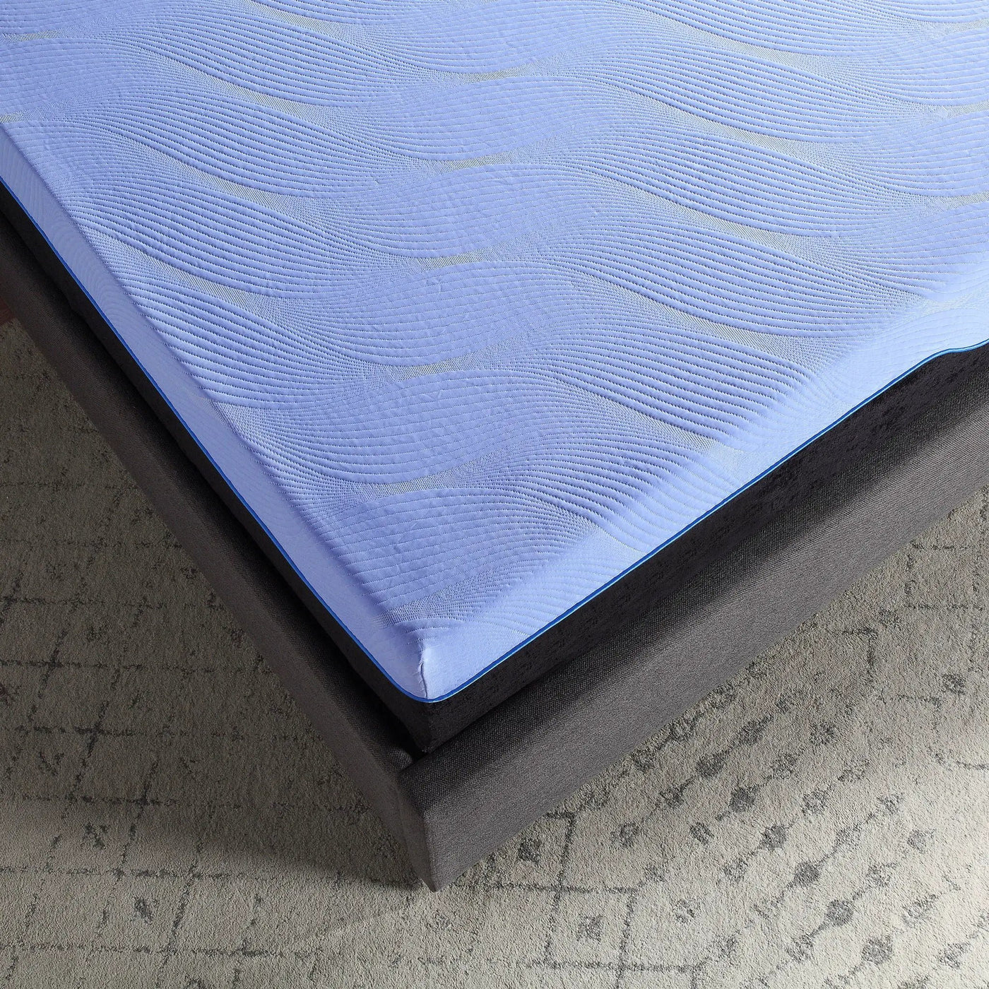 Refresh - 12" Flex Head Memory Foam Hybrid Mattress And Adjustable Base Bundle by HouseOfZazla