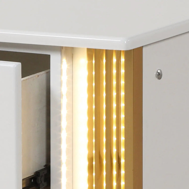 Obsession - 2 Drawer Nightstand - White by HouseOfZazla