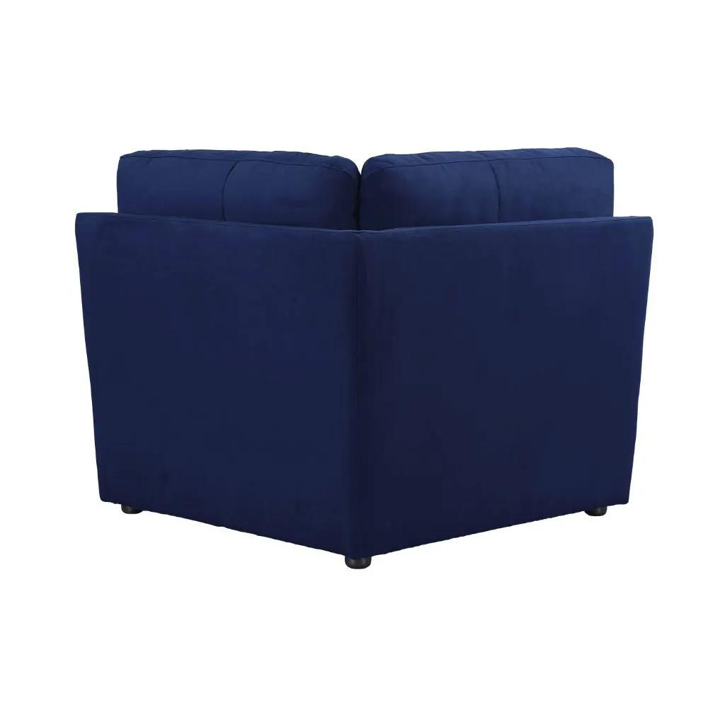 Crosby - Modular Wedge - Blue Fabric by Unique Piece Furniture