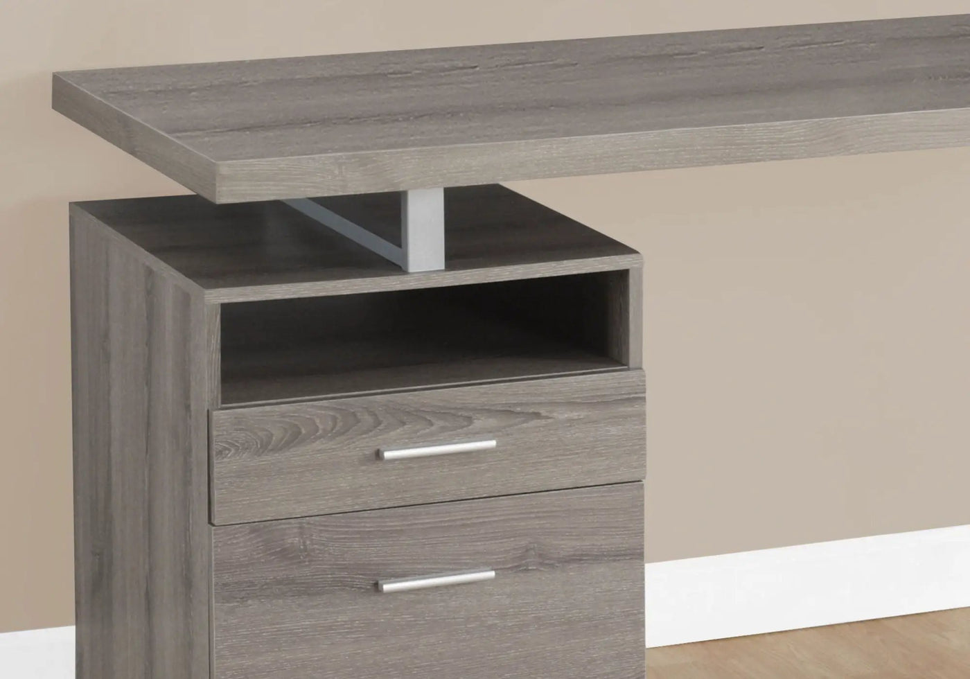 Computer Desk For Home Office, Laptop, Left Right Set - Up, Storage Drawers, Contemporary & Modern by Unique Piece Furniture