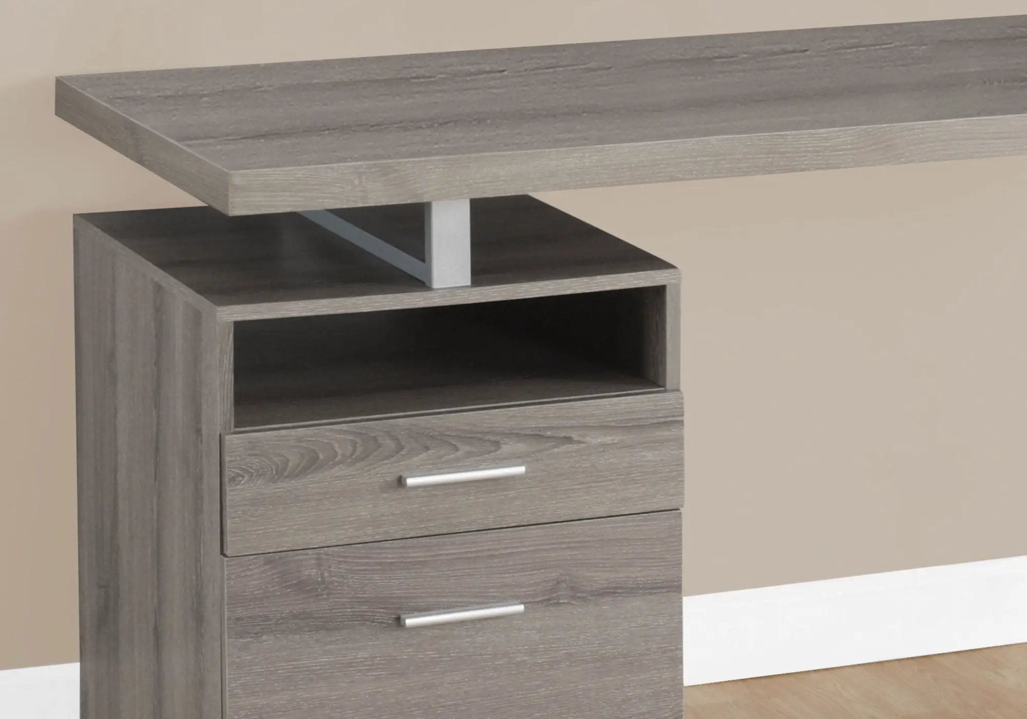 Computer Desk For Home Office, Laptop, Left Right Set - Up, Storage Drawers, Contemporary & Modern by Unique Piece Furniture