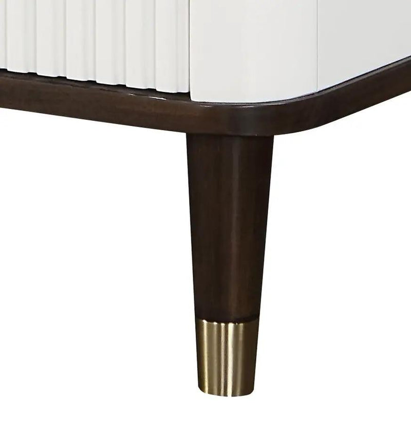 Carena - Dresser With Jewerly Tray - White / Walnut by Unique Piece Furniture