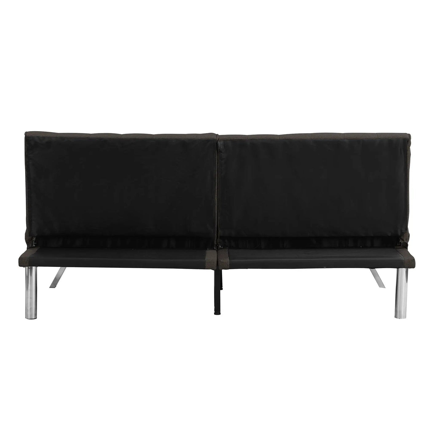 Modern Sofa Bed With Wood Frame And Stainless Legs by HouseOfZazla