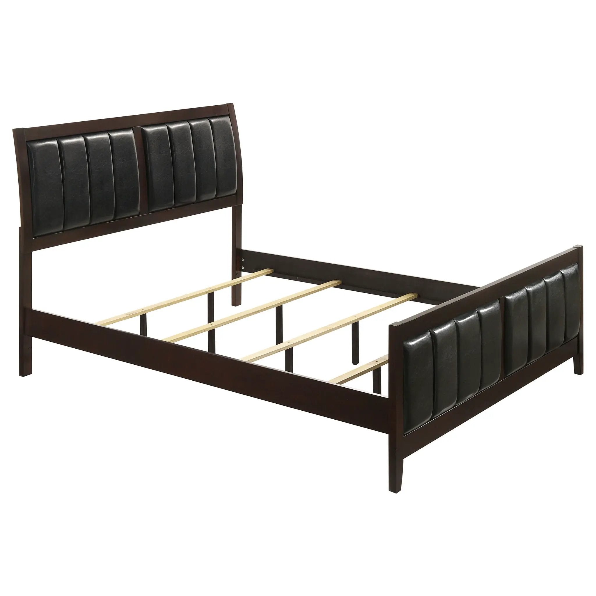 Carlton 4-piece Eastern King Bedroom Set Cappuccino by Unique Piece Furniture