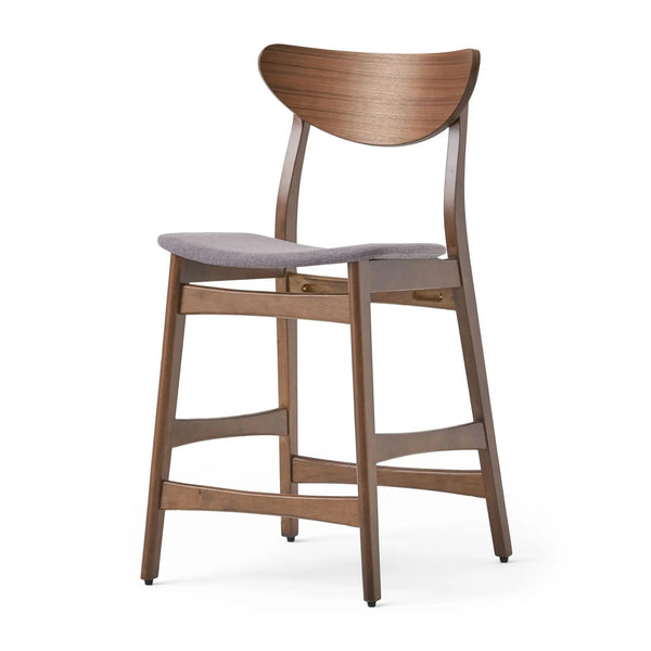 Elegant Counter Height Chair With Cushioned Seat