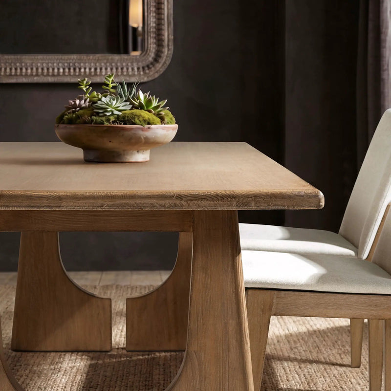Carmel - 8 Seater Dining Table - Antique Brown by HouseOfZazla
