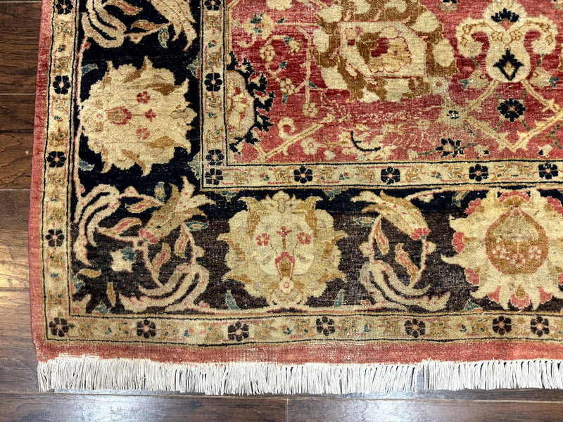 Indian Agra Rug 6x9, Allover Pattern, Traditional Wool Oriental Carpet by Jewel Rugs