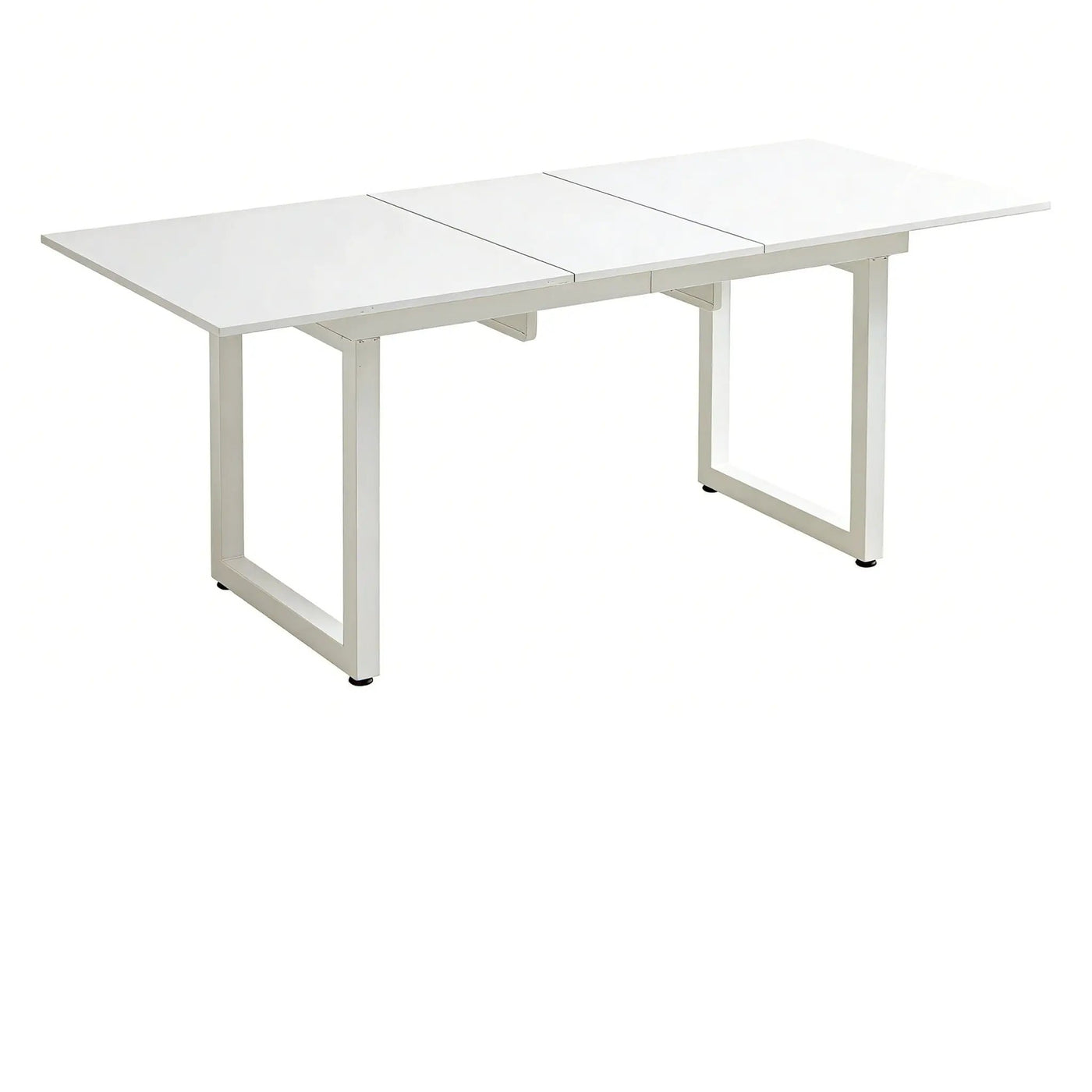 Square Extendable Dining Table With Metal Leg, Modern Space Saving Kitchen Table For Living Room by Unique Piece Furniture