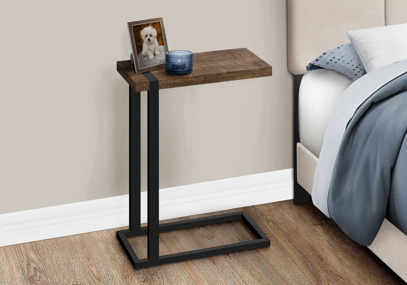 Accent Table, C-Shaped, Contemporary & Modern Stylish Design by HouseOfZazla