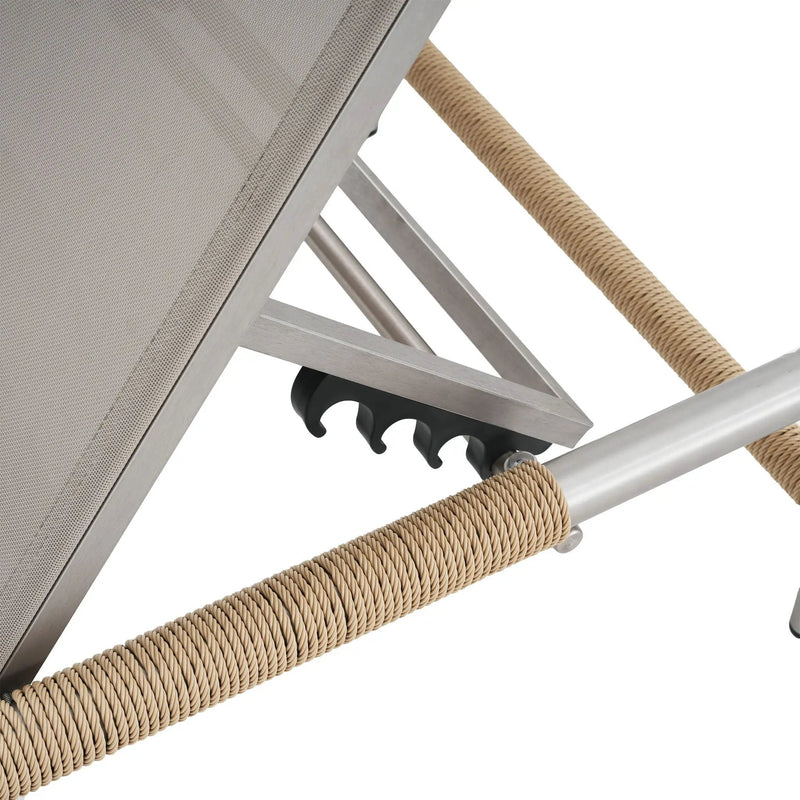 Hargrove Outdoor Patio Aluminum Chaise Lounge Set of 2 by HouseOfZazla