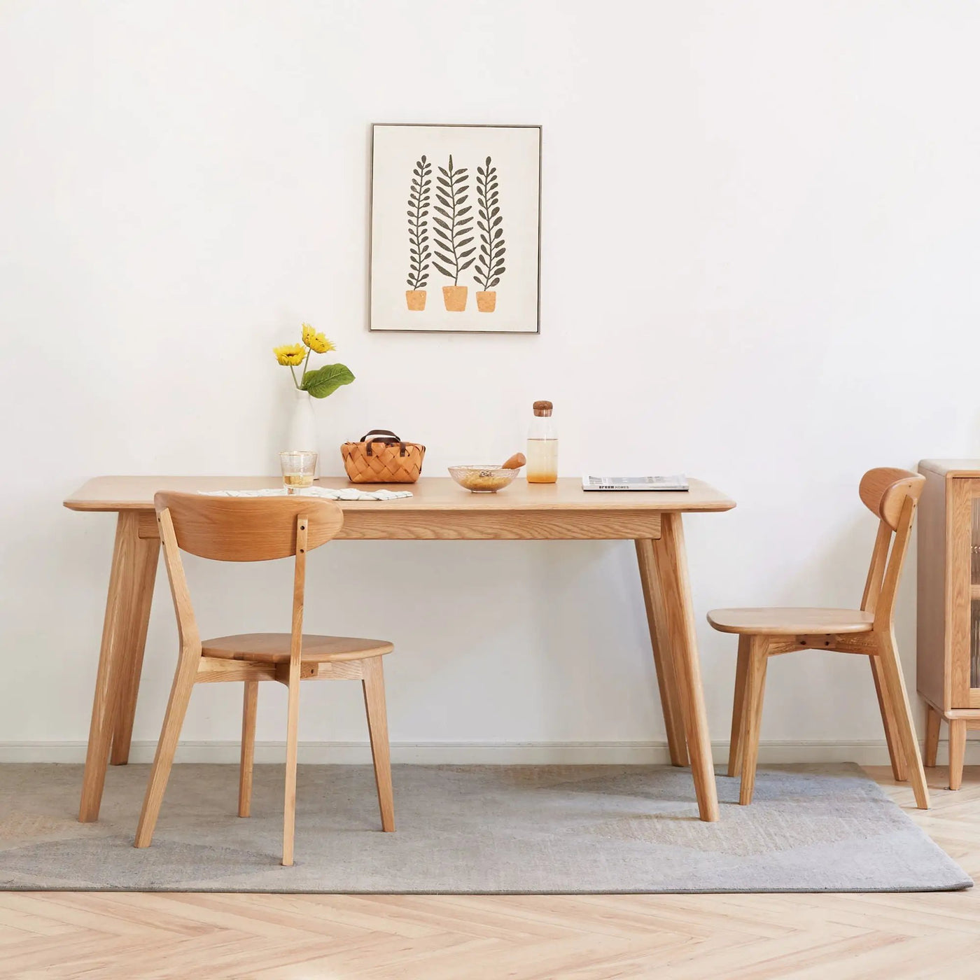 Simple Dining Chair, Solid Chair Table For Living Room Chair by HouseOfZazla