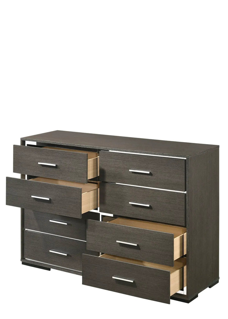 Escher - Dresser - Gray / Oak by HouseOfZazla