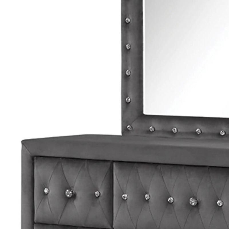 Sophia - 7 Drawer Dresser - Gray by HouseOfZazla