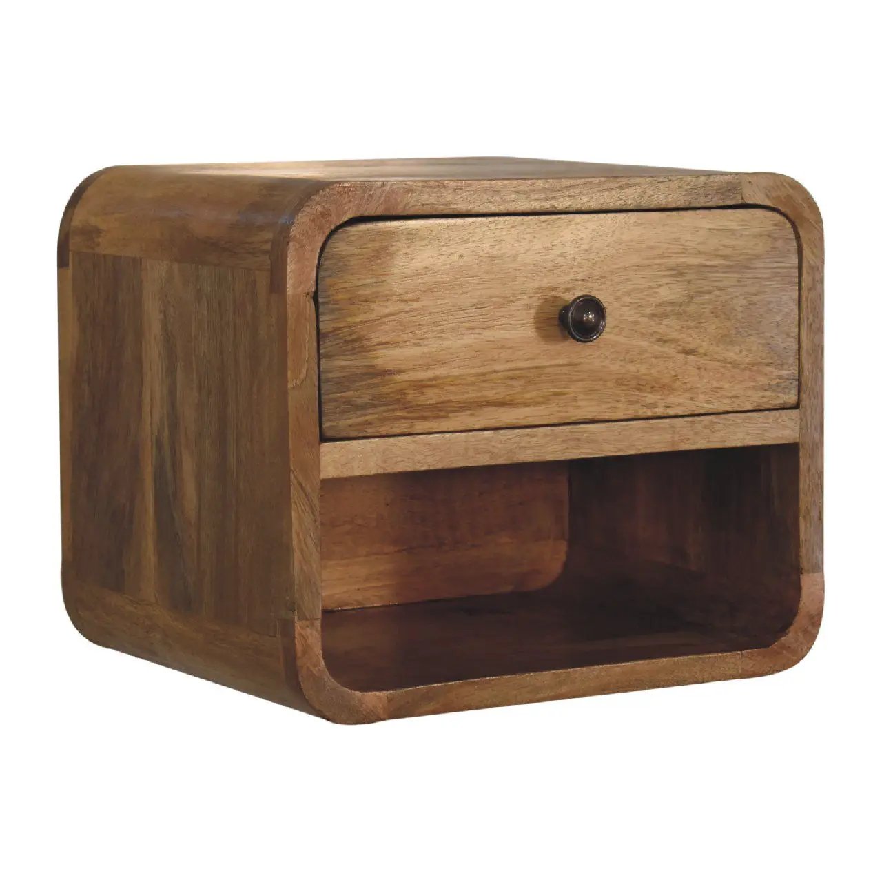 Mini Floating Open Bedside - Oak by HouseOfZazla