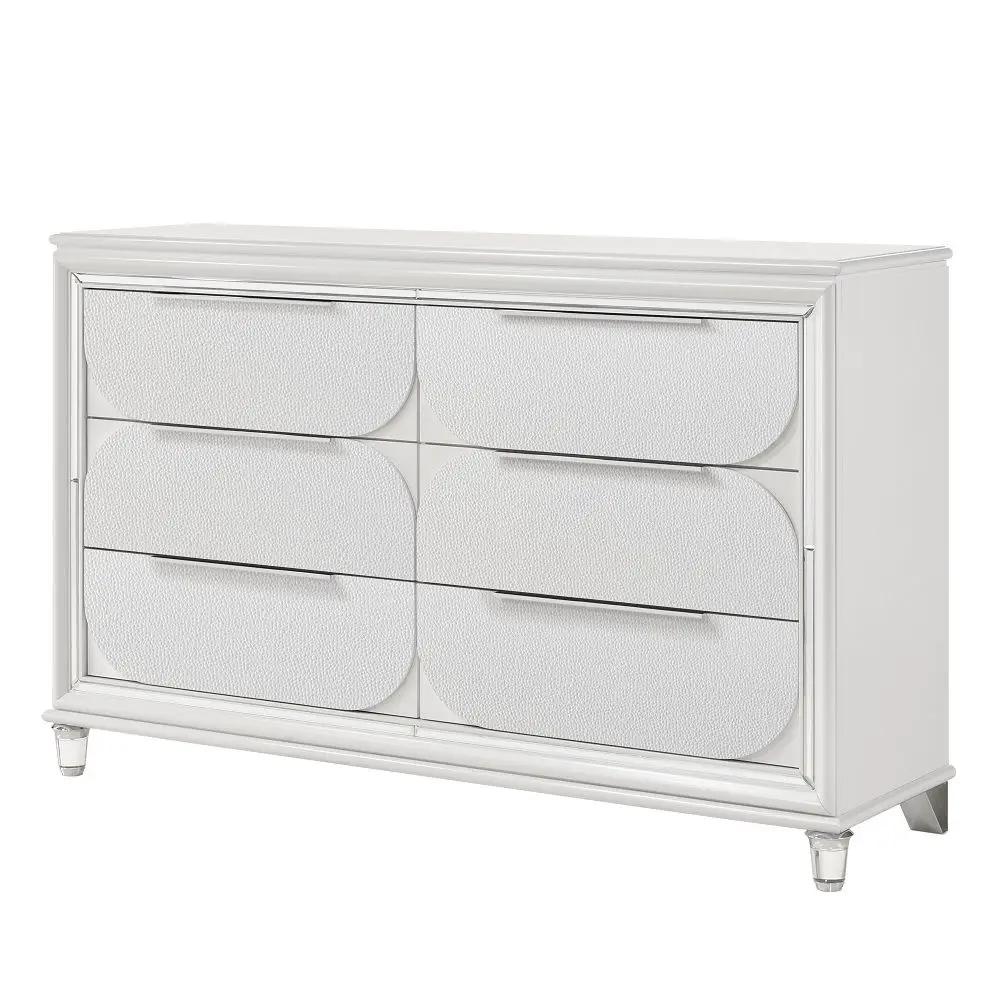 Tarian - Dresser - Pearl White by Unique Piece Furniture