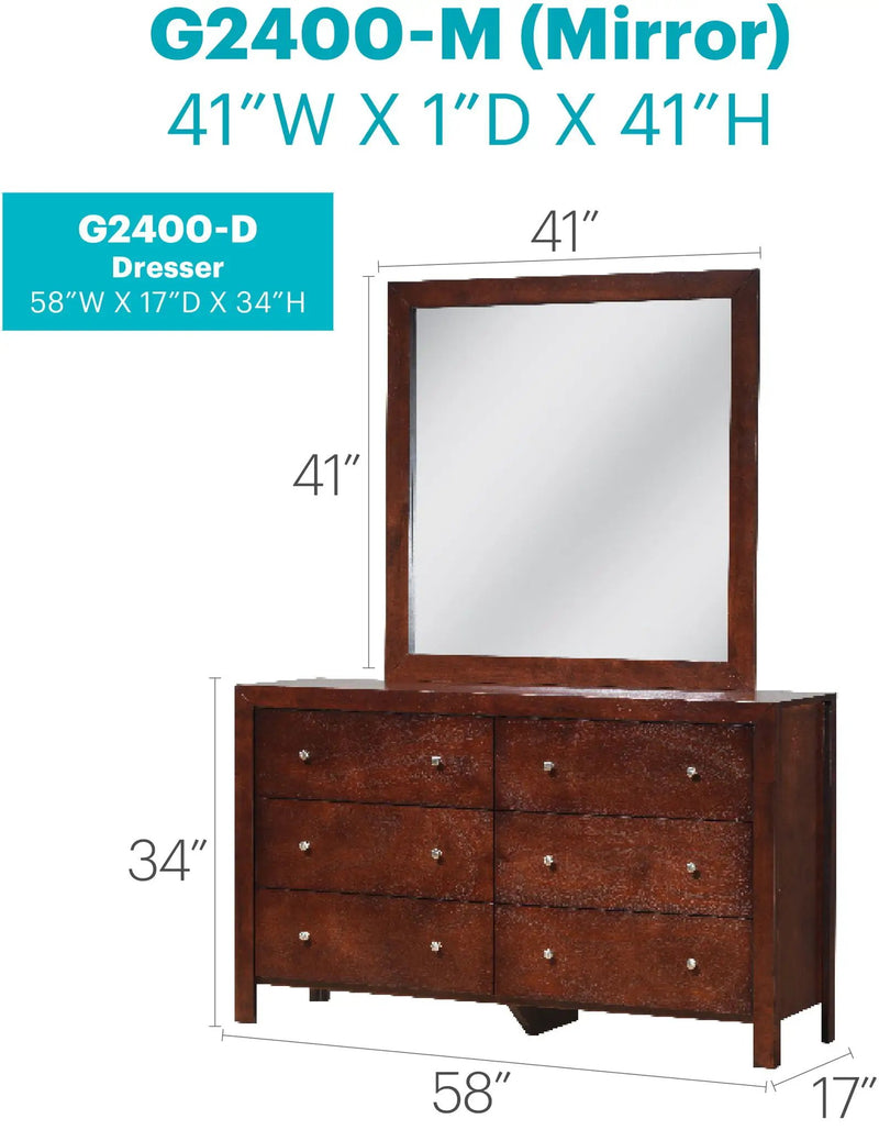 Summit - Dresser - Cherry by HouseOfZazla