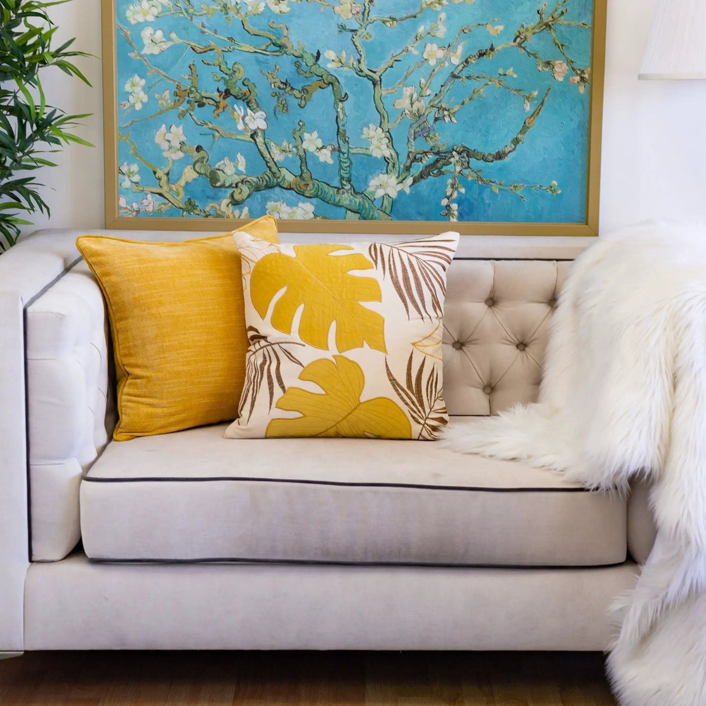 Autumn Vibes Leaf Accent Pillow by Unique Piece Furniture