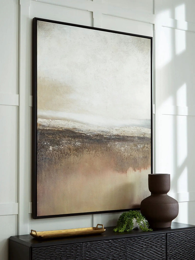 Siaking - Wall Art - Brown / Gray / White by Unique Piece Furniture