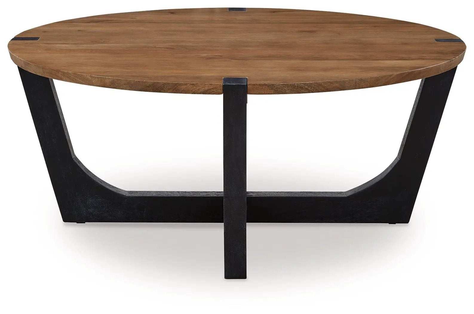 Hanneforth - Round Cocktail Table - Brown by Unique Piece Furniture