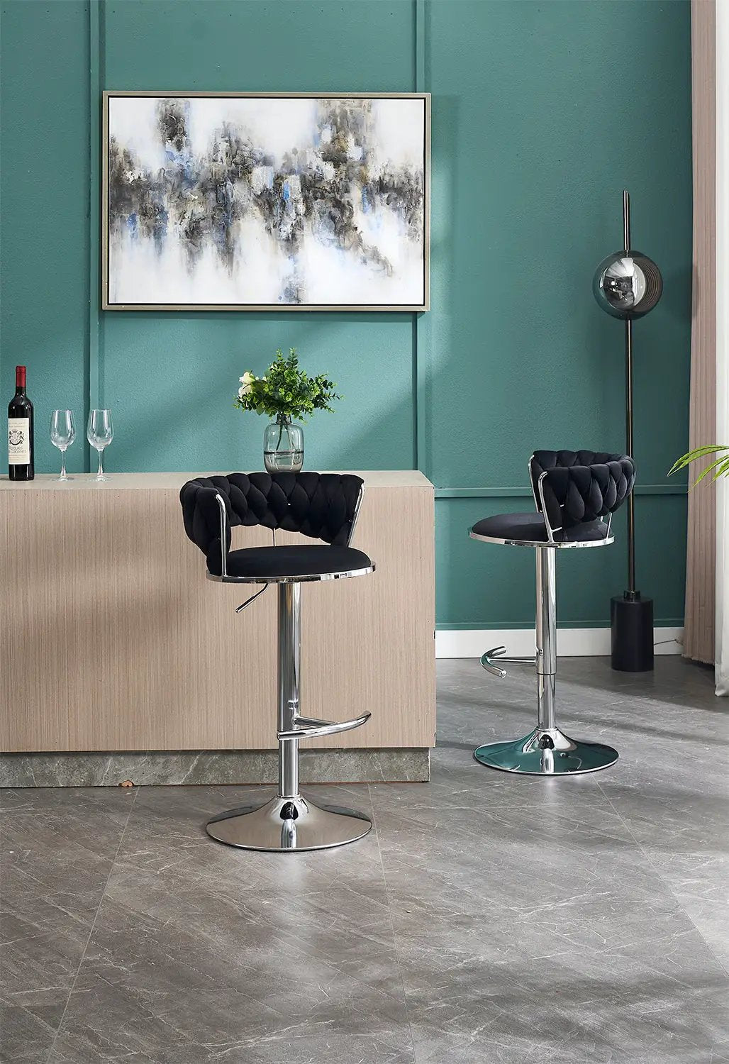Set of 2 Bar Stools by HouseOfZazla