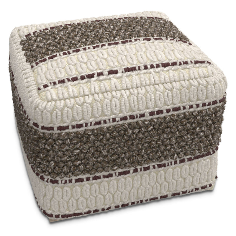 Grady - Handcrafted Square Pouf by HouseOfZazla