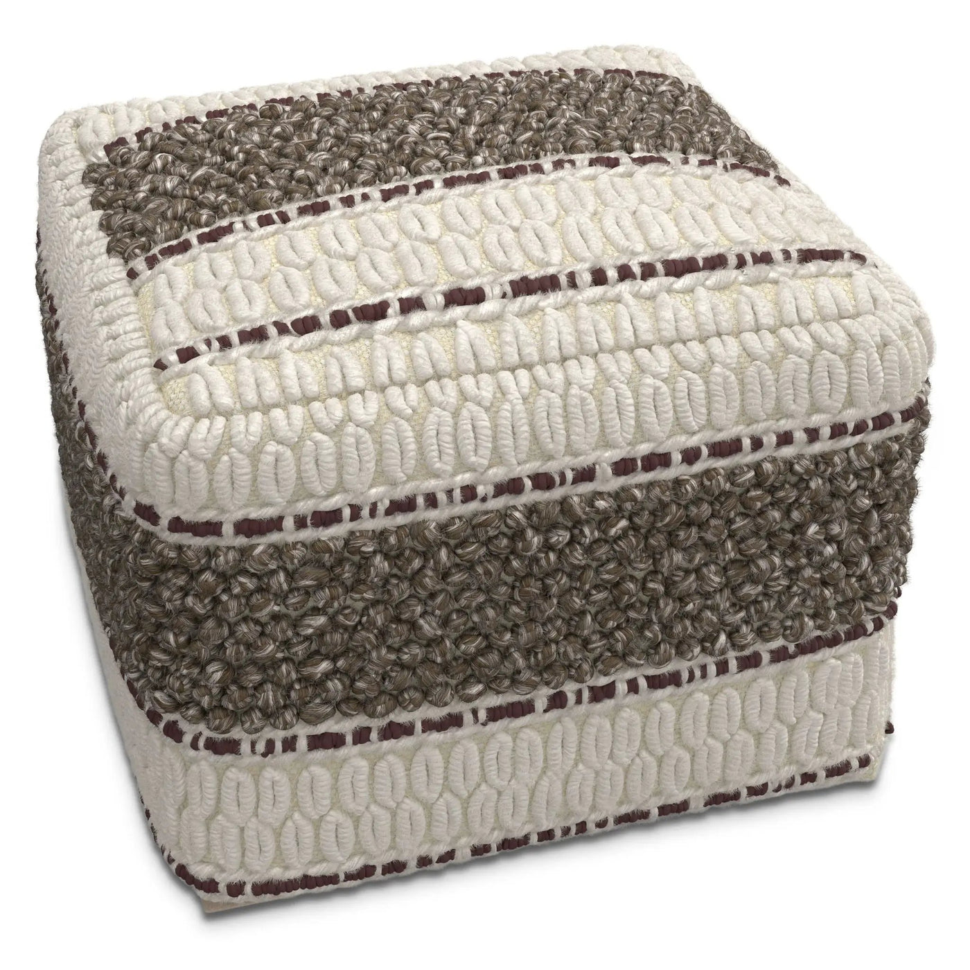 Grady - Handcrafted Square Pouf by Unique Piece Furniture
