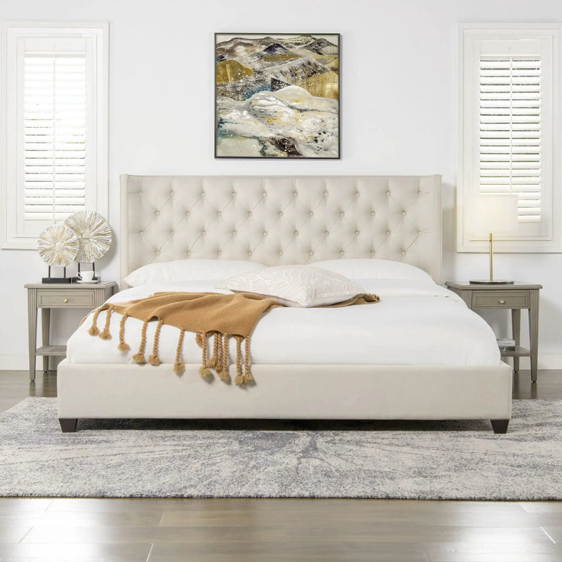 Manhattan - Shelter King Platform Bed Frame by HouseOfZazla