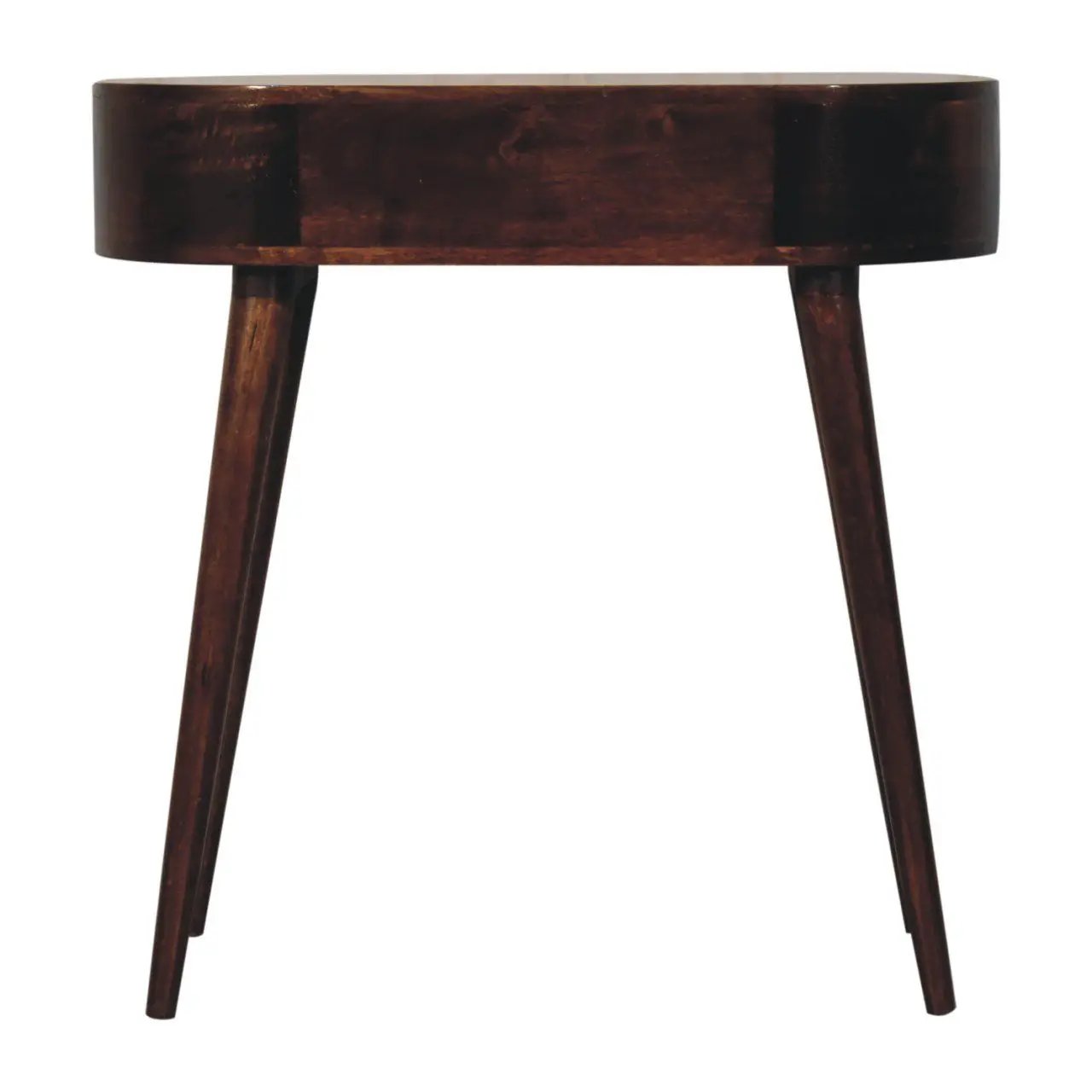 Rounded Wood Table by HouseOfZazla