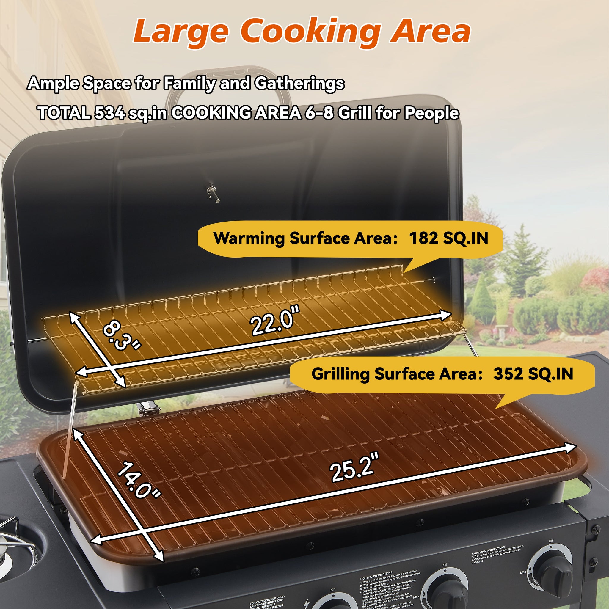 4 Burner Propane Gas BBQ Grill with Side Burner by HouseOfZazla