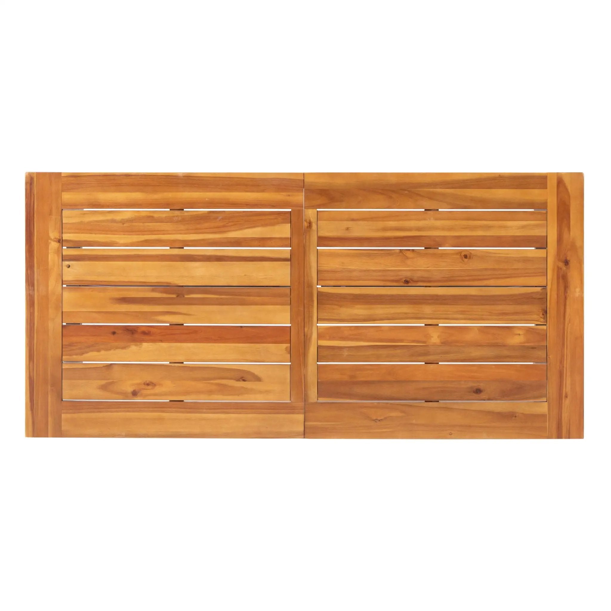 Catriona 3 Piece Wood Outdoor Dining Set - Teak by HouseOfZazla
